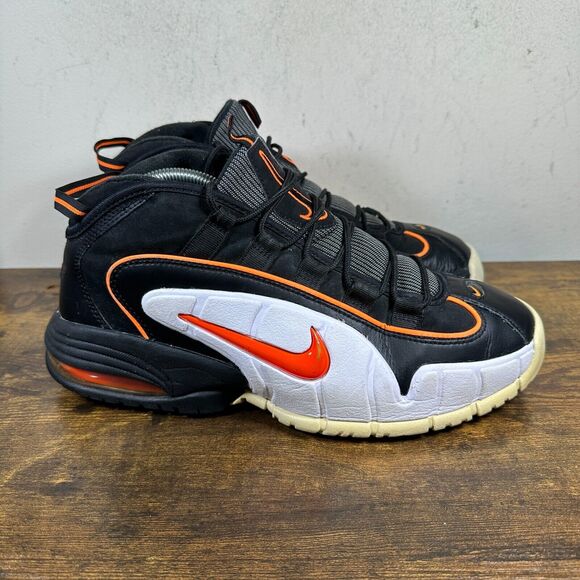 nike air max penny black total orange